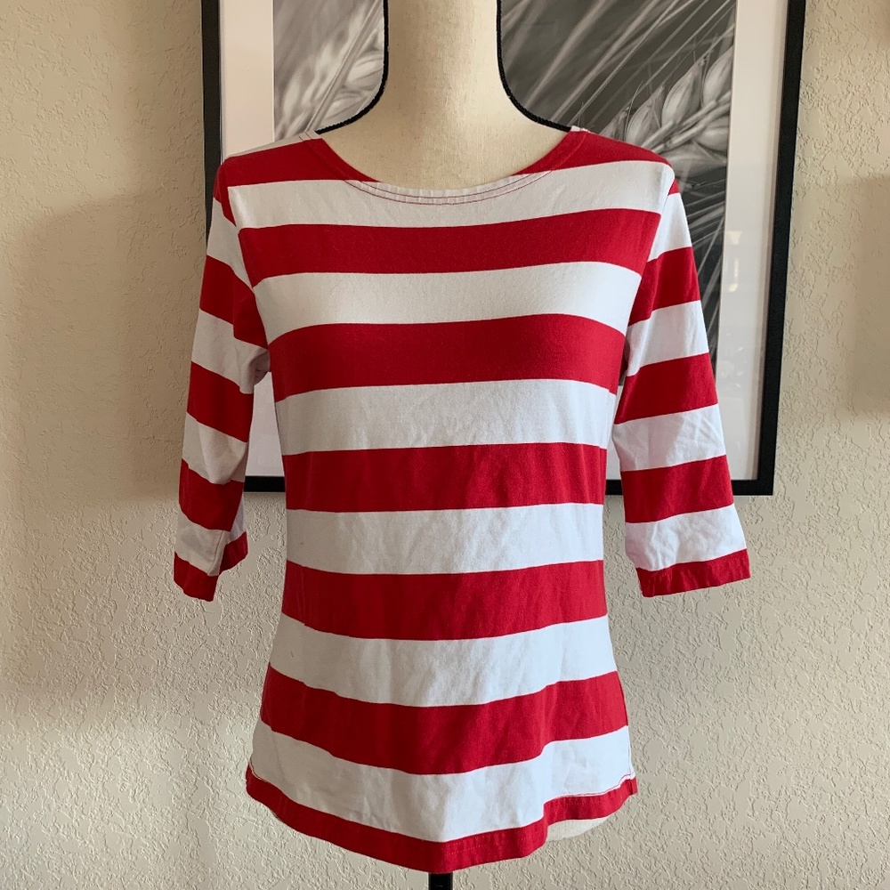 Allegra K  Junior Half Length Sleeves  Tee  in size Medium